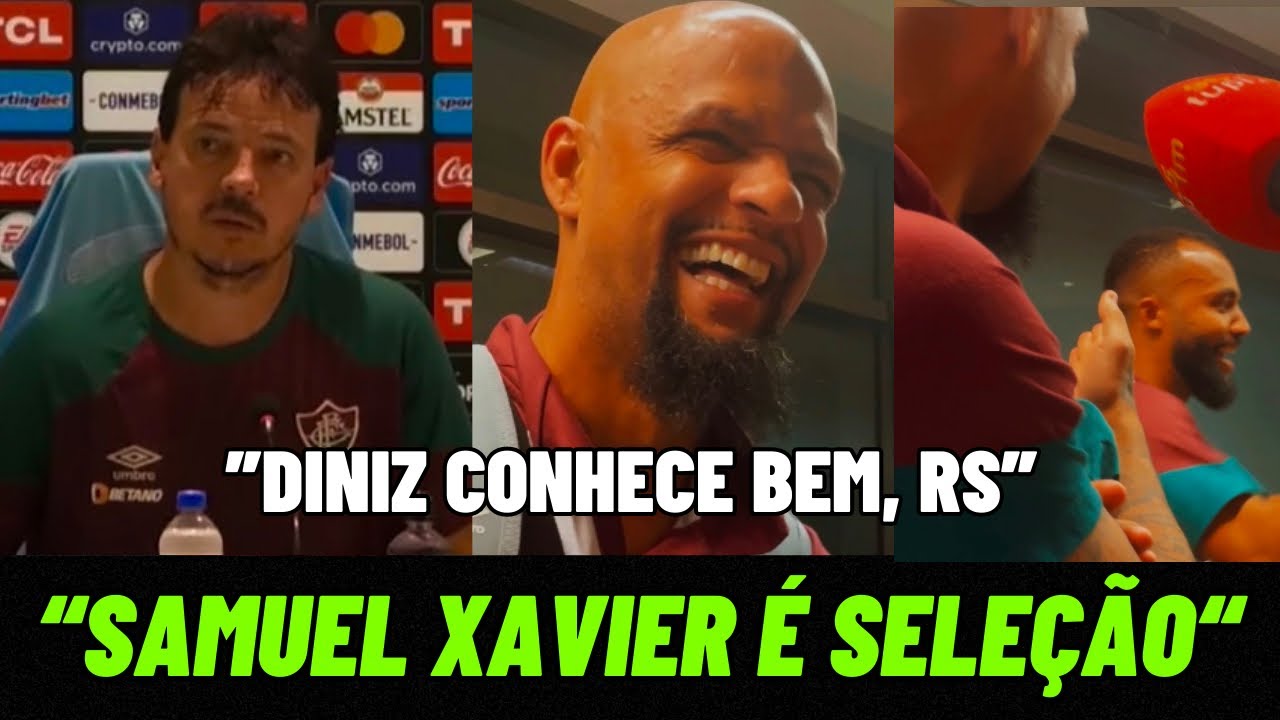 FELIPE MELO MANDA REAL E FALA SOBRE SELEÇÃO, EXALTA SAMUEL XAVIER ...