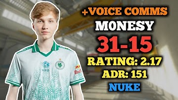 CS2 POV | M0NESY (31-15) FACEIT RANKED (NUKE) | VOICE COMMS