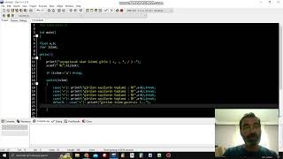 Ali Demirdağ - C programlama - 6. Ödev: while - switch case hesap makinesi C programı