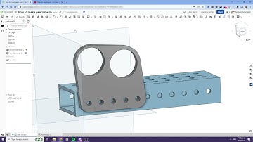 how to make gears mesh onshape frc basics (4 minutes)