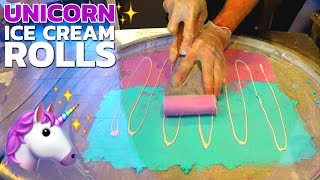 Ice Cream Rolls | Unicorn Ice Cream Rolls 🦄 / oddly satisfying video / Ice Cream by rollies in USA