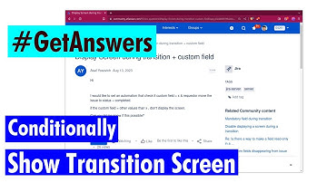 GetAnswers - Show transition screen conditionally