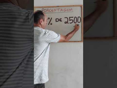 PORCENTAGEM: QUANTO É 5 % DE 2500?