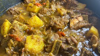 HOW TO COOK AUTHENTIC JAMAICAN CURRY GOAT RECIPE / STEP-BY-STEP RECIPE