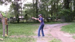 Close Call With A Throwing Knife Ricochet