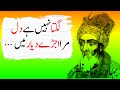 Bahadar shah zafar ghazal adab ki zuban