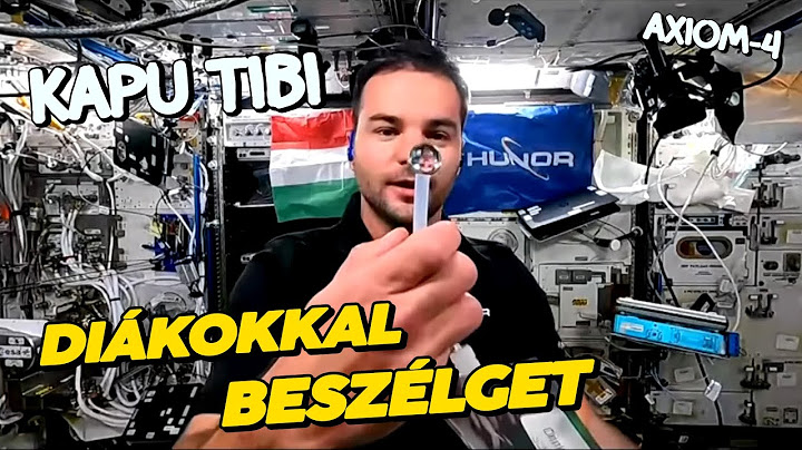 Kapu Tibi a kutatásokról beszél az ŰRÁLLOMÁSRÓL! 🧪🩸