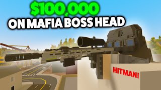 $100,000 ON MAFIA BOSS HEAD Becoming A HITMAN - Unturned Rags To Riches Roleplay 28