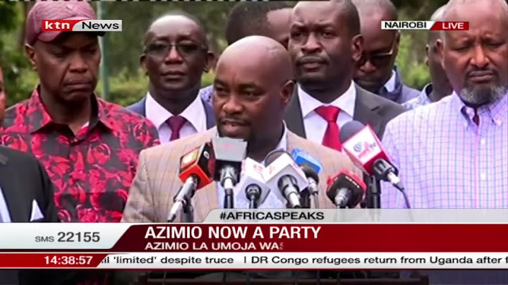 Senator Wambua: In that journey you will see Kalonzo Musyoka take a lead role in these campaigns