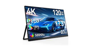 Review Newsoul 4K QLED Portable Monitor 120Hz Gaming Screen USB-C HDMI