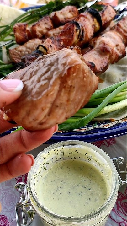 БЕЛЫЙ ЧЕСНОЧНЫЙ СОУС К ШАШЛЫКУ 🔥🔥🔥 #food - YouTube