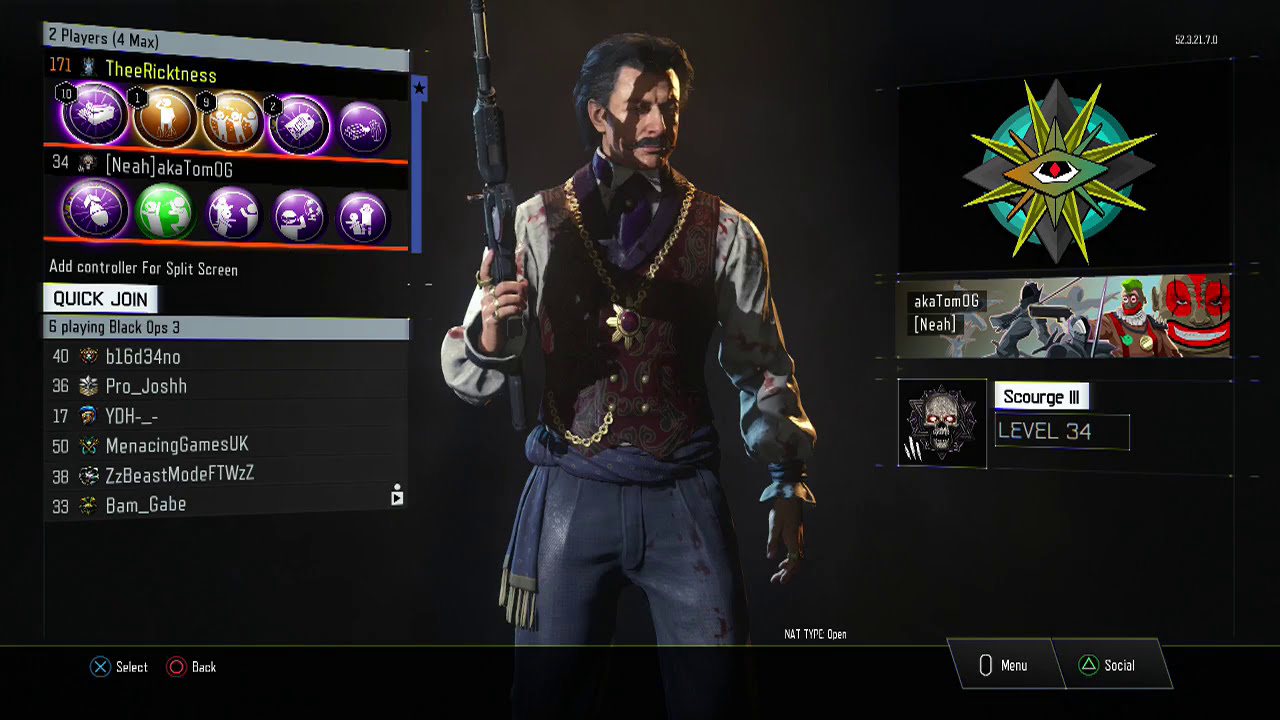 Ricktness Zombie Stats March 2016! - Black Ops 3 Zombies Prestige Master