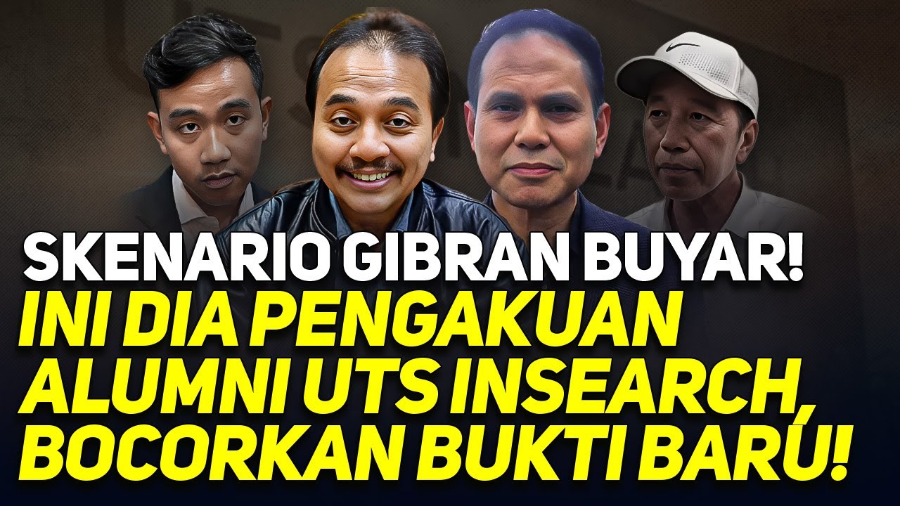 SKENARIO GIBRAN BUYAR! INI DIA PENGAKUAN ALUMNI UTS INSEARCH, BOCORKAN BUKTI BARU!