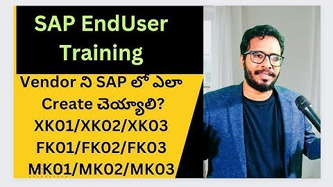 How to create Vendor Master in SAP FICO|Step by Step Guide to Create Vendor Master Data in SAP|Chanu