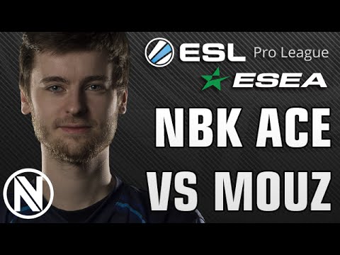 CSGO NBK ACE vs MOUZ ESL ESEA PRO LEAGUE - ENVYUS BEST MOMENTS #16
