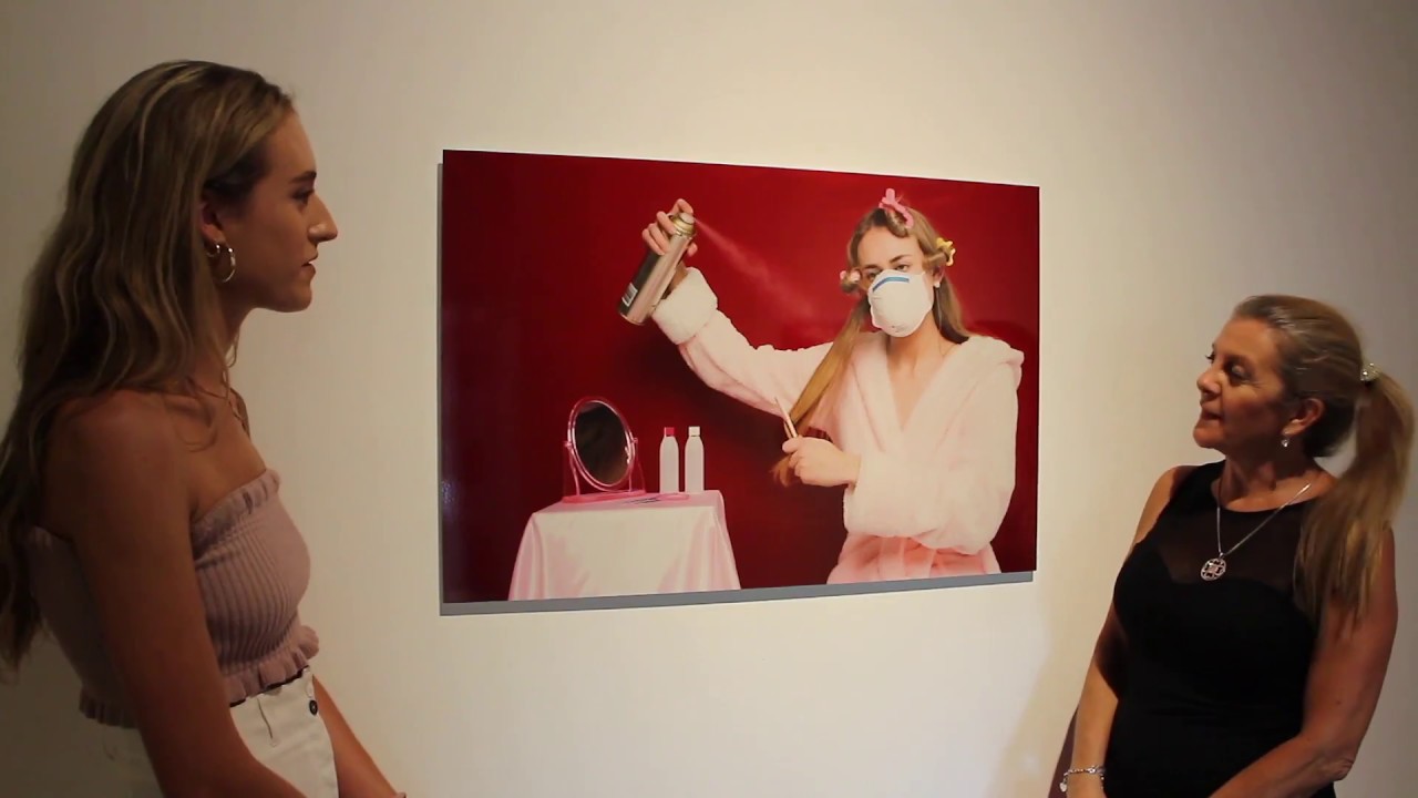 Janette Lakiss at the ARBITERS Opening Night Kudos Gallery Sydney