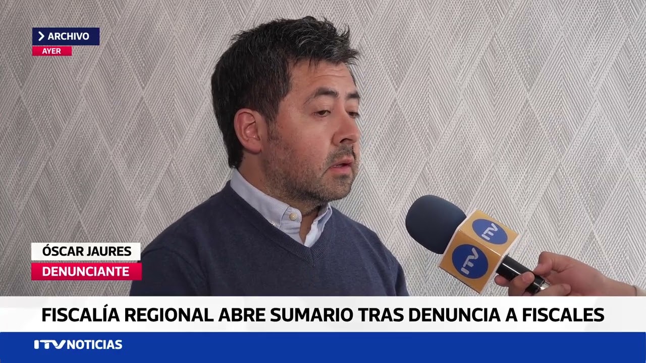 Fiscal Regional confirma sumario contra fiscales tras denuncia por presunta negligencia