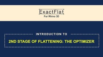 Introduction to the ExactFlat 2nd Stage of Flattening: The Optimizer