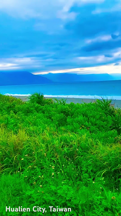 Earthquakes day Hualien City beach Taiwan #taiwan #hualien #beach