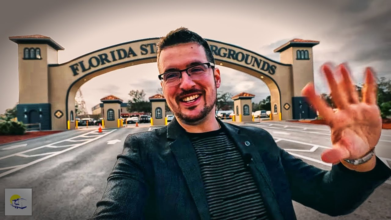 Florida State Fair- Walking and looking at the food vendors FLORIDA TRIP Part 1