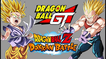 NEW GT SUPER ATTACKS Goku, Vegeta, Gohan, Trunks & Goten on GLOBAL & JP Dragon Ball Z Dokkan Battle