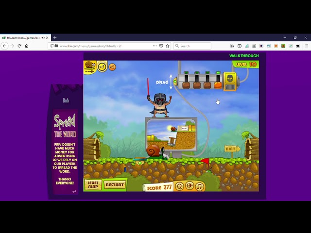 tet's little finds: Game Review: SNAIL BOB on FRIV.com