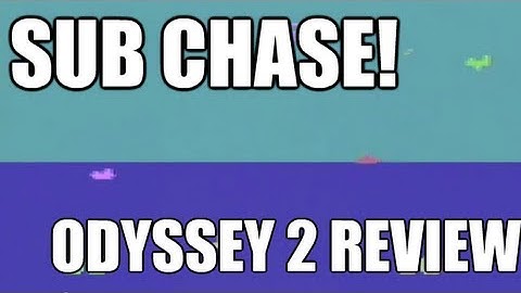 Sub Chase! (Odyssey 2) Review - 8-Bit Tidbit - 8-Bit Eric | 8-Bit Eric