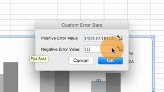 Bar graph in APA style using Excel