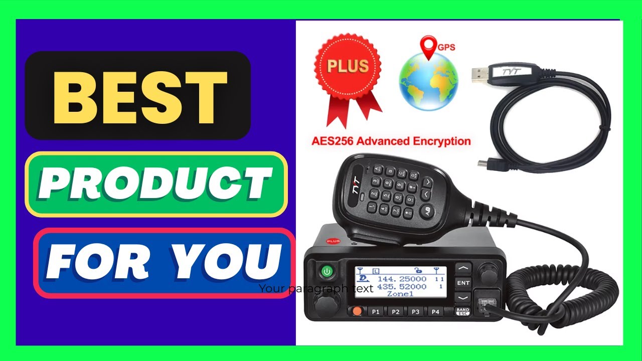 New TYT MD9600 Plus With AES256 - YouTube