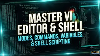 Master vi Editor & Shell Variables in 10 Minutes! (Linux Basics to Pro)🔥 Guide