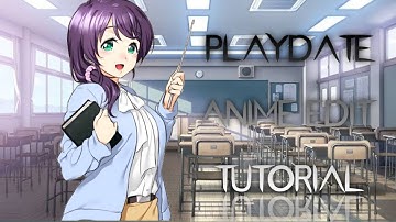 Anime Edit Tutorial [Smooth Transition] // Playdate