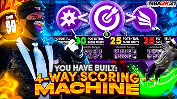 MY NEW PLAYMAKING STRETCH IS UNSTOPPABLE • BEST BUILD + BADGES in NBA 2K21 NEXT GEN! POWER DF BUILD