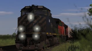 RRMods BC RAIL C44-9W 4645-4654 Dash 9 Review (Trainz 2019)