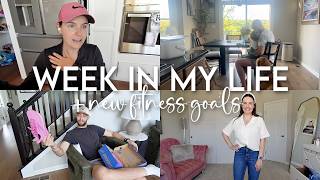WEEK IN MY LIFE: big fitness accomplishment + new goals, daycare struggles, furniture shopping +MORE