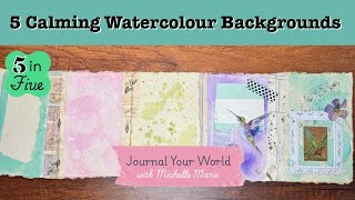 5 Watercolour Backgrounds That Feel Like a Rest 5 Min Each