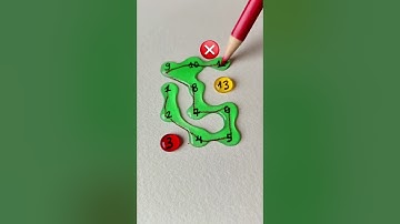 Draw a straight line connecting the numbers 1 to 13✍️👉 #drawing #line #maths #shorts