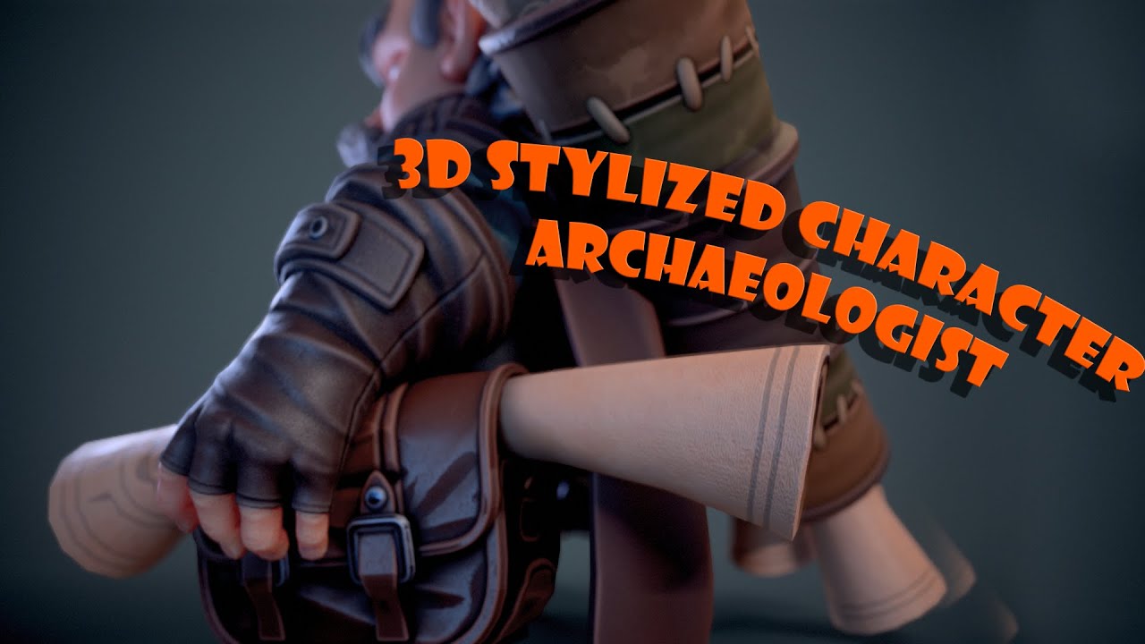 3D Stylized Character Archaeologist YouTube