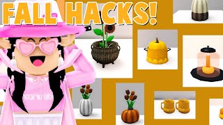 5 Bloxburg HACKS To IMPRESS Your Friends! *FALL* (Roblox)