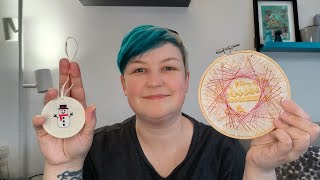 Tutorial Time! Spiral hoop back and 'hoopless' ornaments! Flosstube Extra