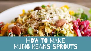 緑豆もやし（スプラウト）の作り方　How to make mung beans sprouts!