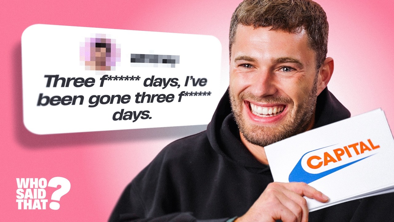 Curtis Pritchard reacts to Love Island’s MESSIEST moments | Who Said That?