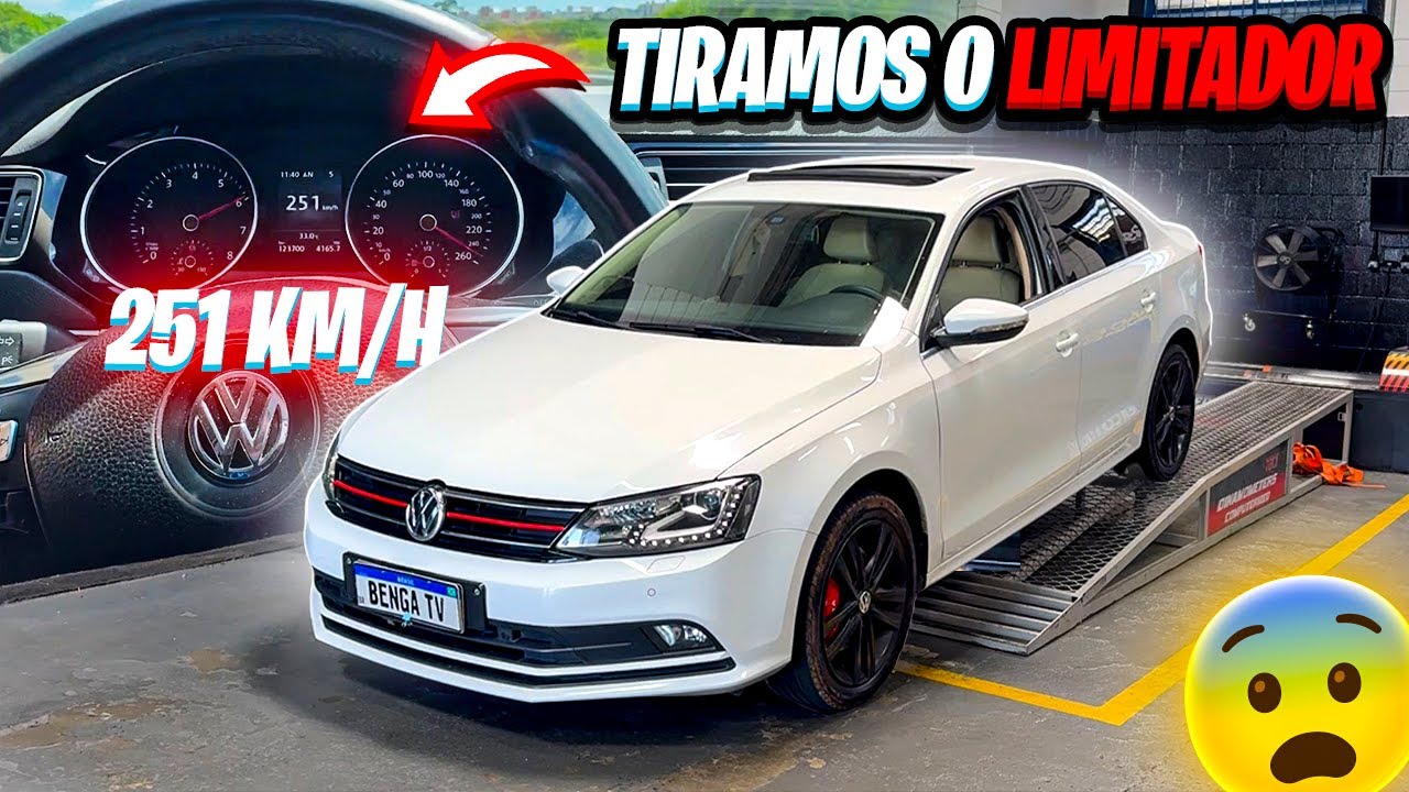DANDO 251 KM/H NO JETTA TSI 211 REMAP BENGA TV STG 2