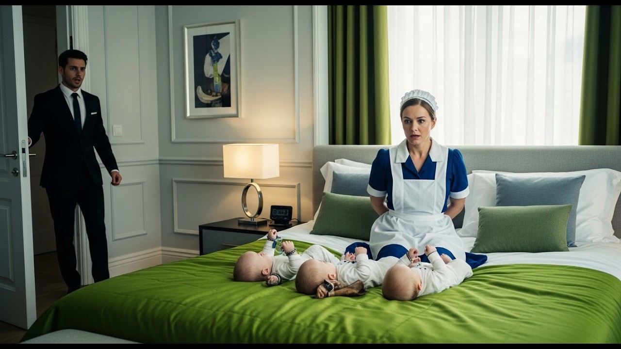 Le milliardaire est arrivé sans prévenir, il a vu la femme de ménage noire et ses triplés attachés