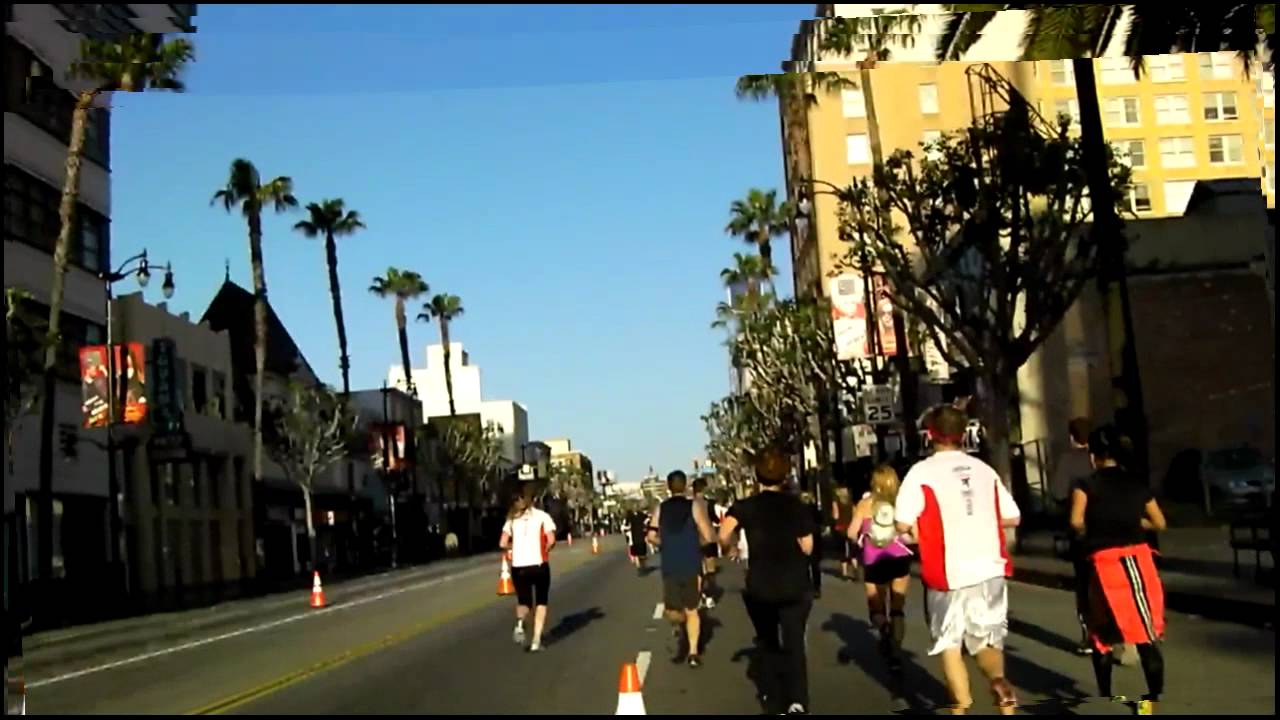 Unedited Hollywood half marathon