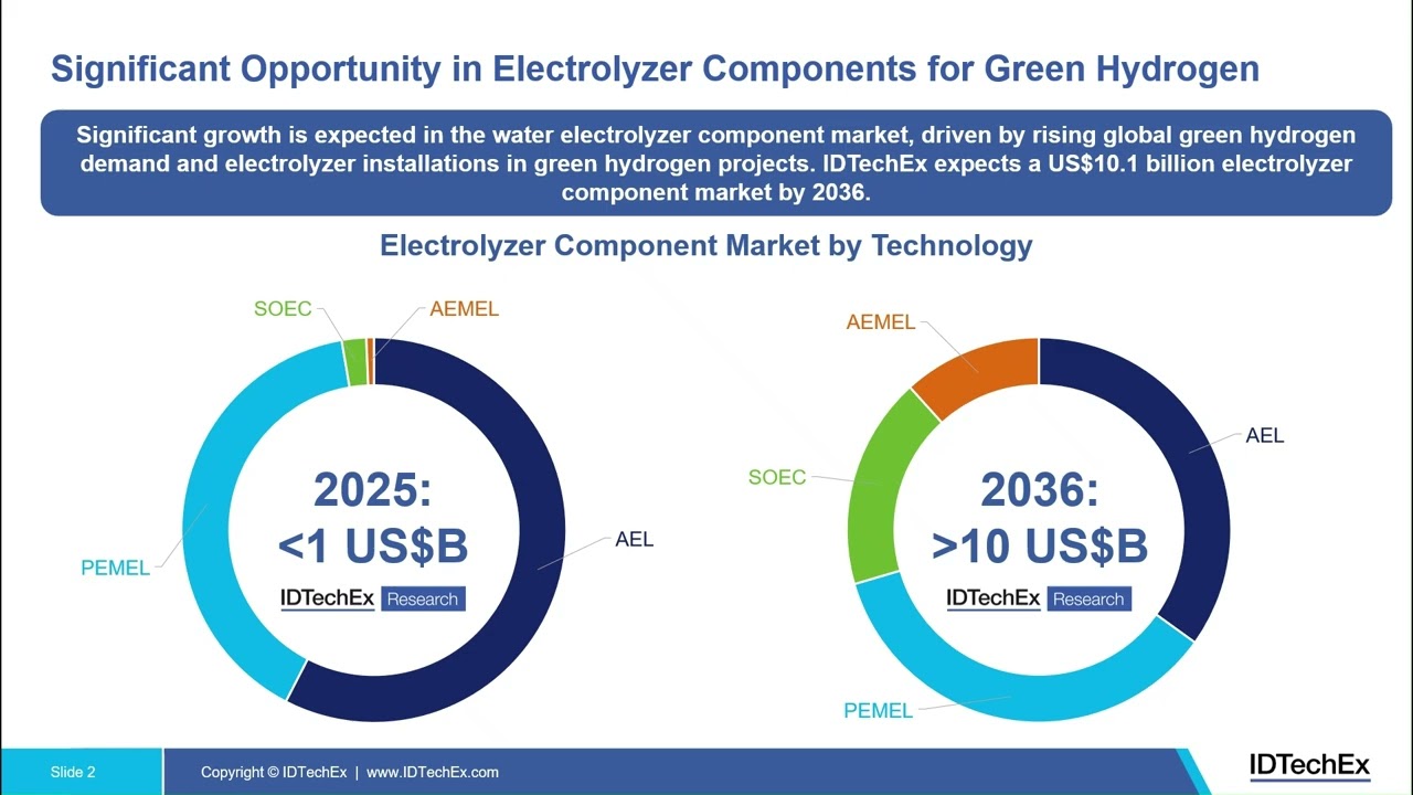 Material Opportunities for Electrolyzer Components for Green Hydrogen