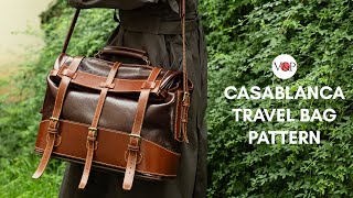 How to Make Casablanca Travel Bag  (Link to Pattern in Description)