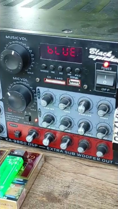 COBAIN CEK SOUND PAKAI POWER BLACK SPIDER KA9860