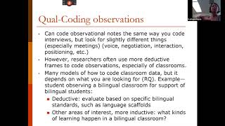 Hayes 760 Week 10 Coding observations