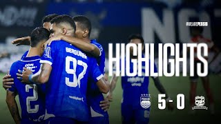 Persib Menang Meyakinkan Dengan 5 Gol  Match Highlights Persib 50 Madura United
