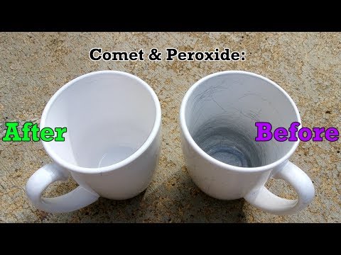 Removing spoon stains from coffee cups